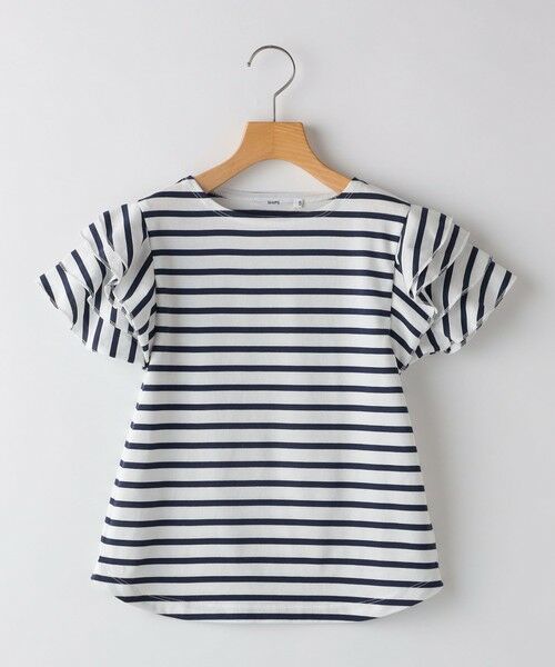 SHIPS / シップス Tシャツ | SHIPS KIDS:100〜130cm / オーガニック コットン フリル スリーブ TEE | 詳細15