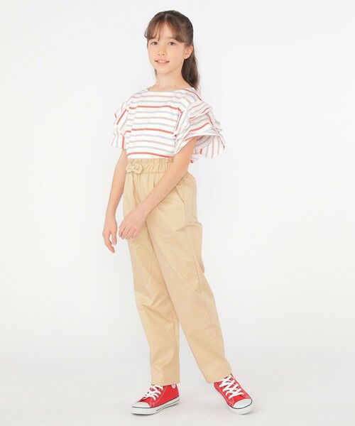 SHIPS / シップス Tシャツ | SHIPS KIDS:140〜150cm / オーガニック コットン フリル スリーブ TEE | 詳細6