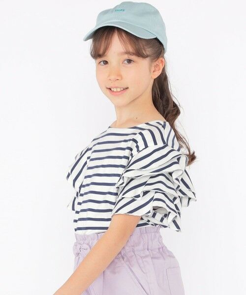 SHIPS / シップス Tシャツ | SHIPS KIDS:140〜150cm / オーガニック コットン フリル スリーブ TEE | 詳細16