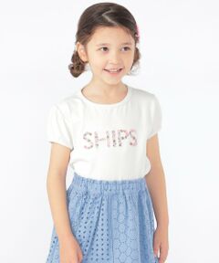 SHIPS / シップス Tシャツ | SHIPS KIDS:100〜130cm / ガーリー 刺繍 ロゴ TEE
