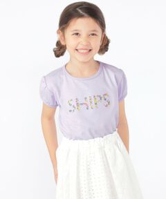 SHIPS / シップス Tシャツ | SHIPS KIDS:100〜130cm / ガーリー 刺繍 ロゴ TEE