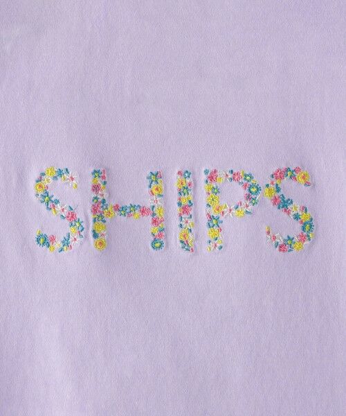 SHIPS / シップス Tシャツ | SHIPS KIDS:100〜130cm / ガーリー 刺繍 ロゴ TEE | 詳細23