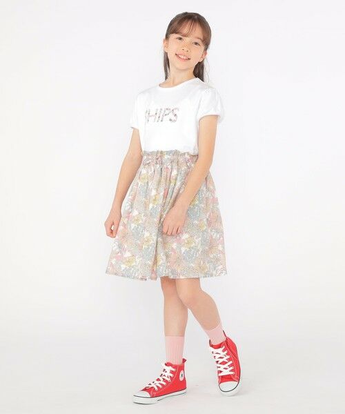 SHIPS / シップス Tシャツ | SHIPS KIDS:140〜150cm / ガーリー 刺繍 ロゴ TEE | 詳細2