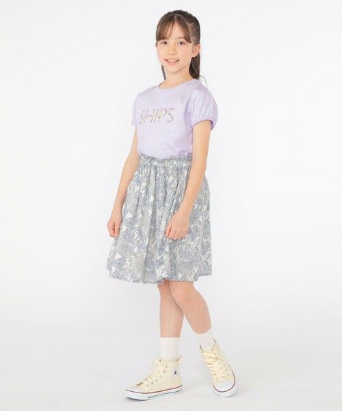 SHIPS / シップス Tシャツ | SHIPS KIDS:140〜150cm / ガーリー 刺繍 ロゴ TEE | 詳細15