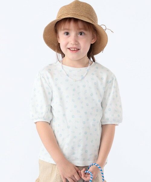 SHIPS / シップス Tシャツ | SHIPS KIDS:100〜130cm / シェル テキスタイル 半袖 TEE | 詳細1