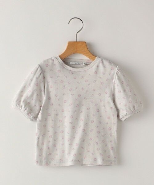 SHIPS / シップス Tシャツ | SHIPS KIDS:100〜130cm / シェル テキスタイル 半袖 TEE(ライトグレー)
