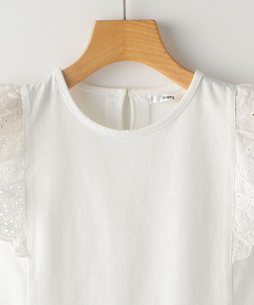 SHIPS / シップス Tシャツ | SHIPS KIDS:100〜130cm / レース フリル 半袖 TEE | 詳細19