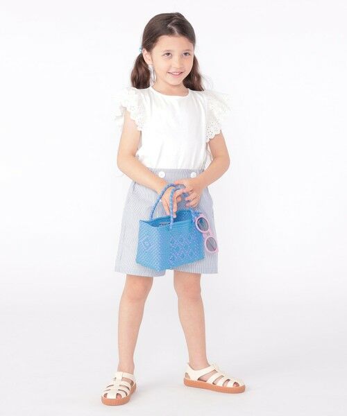 SHIPS / シップス Tシャツ | SHIPS KIDS:100〜130cm / レース フリル 半袖 TEE | 詳細6