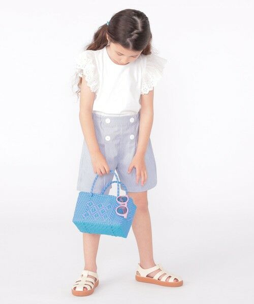 SHIPS / シップス Tシャツ | SHIPS KIDS:100〜130cm / レース フリル 半袖 TEE | 詳細8