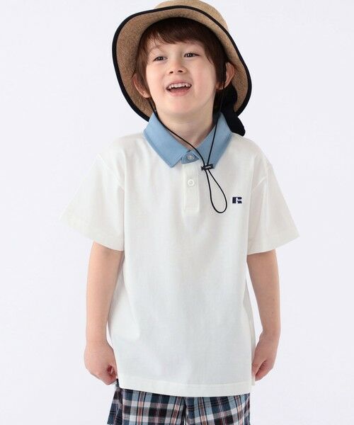 SHIPS / シップス Tシャツ | RUSSELL ATHLETIC:【SHIPS KIDS別注】100〜130cm / ポロシャツ | 詳細1