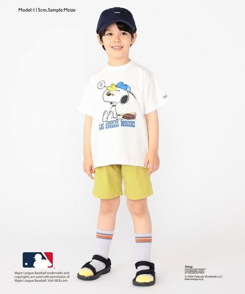 SHIPS / シップス Tシャツ | SHIPS KIDS:100〜125cm / スヌーピー×MLB TEE | 詳細9