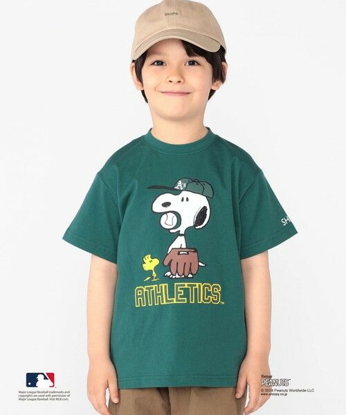 SHIPS/VbvX SHIPS KIDS:100`125cm / Xk[s[×MLB TEE O[ MEDIUM