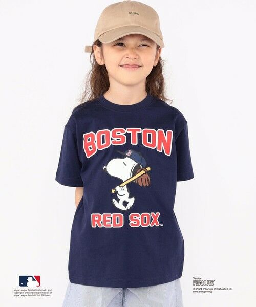 SHIPS/VbvX SHIPS KIDS:100`125cm / Xk[s[×MLB TEE lCr[ MEDIUM
