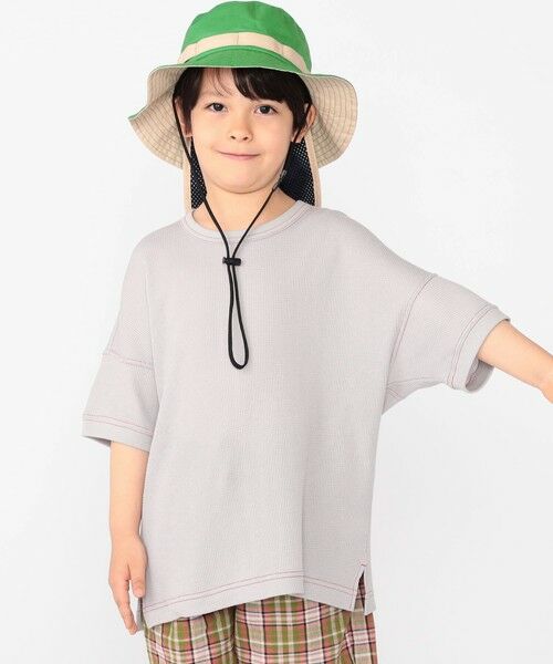 SHIPS / シップス Tシャツ | THYARD:100〜125cm / ワッフル 半袖 TEE | 詳細2