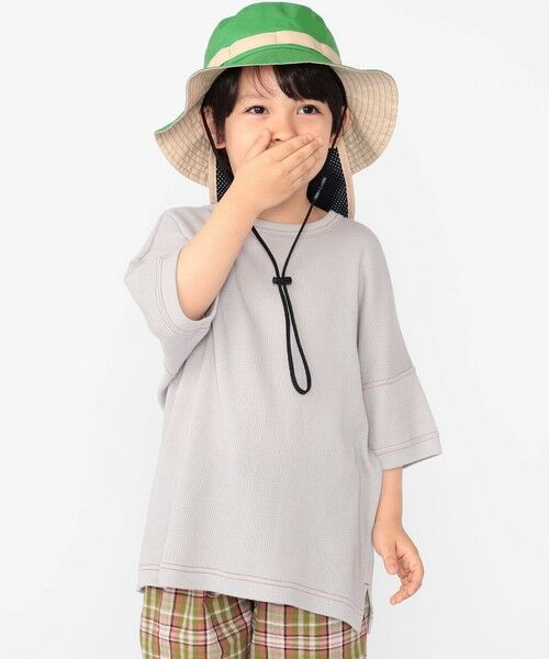 SHIPS / シップス Tシャツ | THYARD:100〜125cm / ワッフル 半袖 TEE | 詳細3