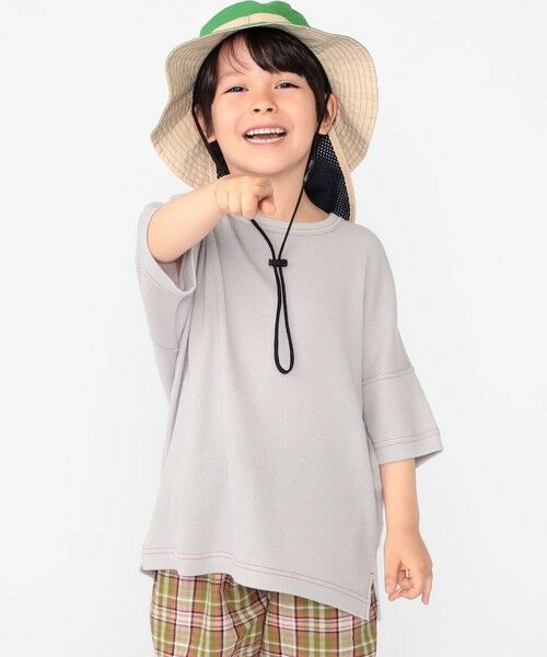 SHIPS / シップス Tシャツ | THYARD:100〜125cm / ワッフル 半袖 TEE | 詳細4