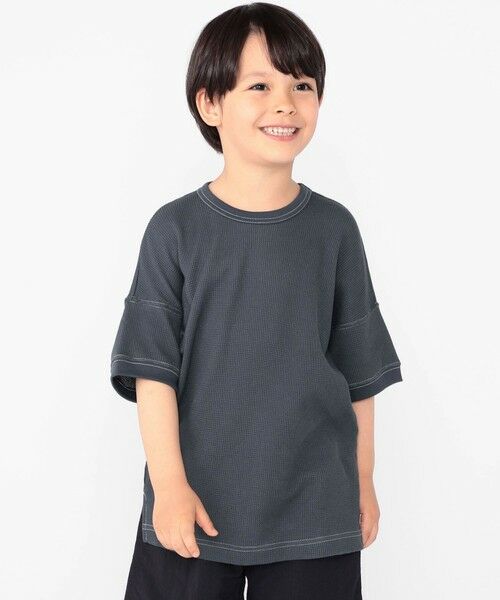 SHIPS / シップス Tシャツ | THYARD:100〜125cm / ワッフル 半袖 TEE | 詳細12