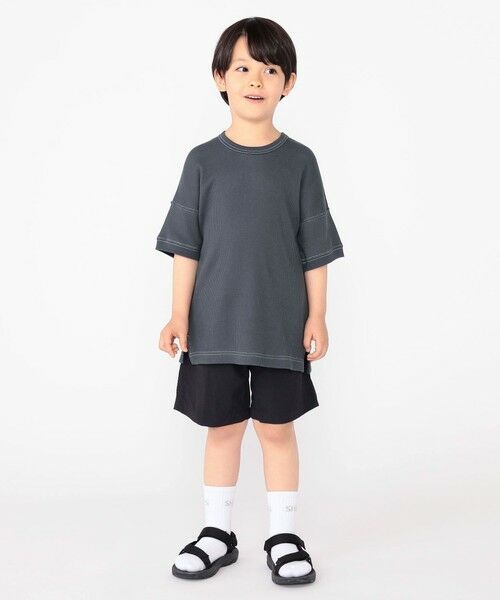 SHIPS / シップス Tシャツ | THYARD:100〜125cm / ワッフル 半袖 TEE | 詳細16