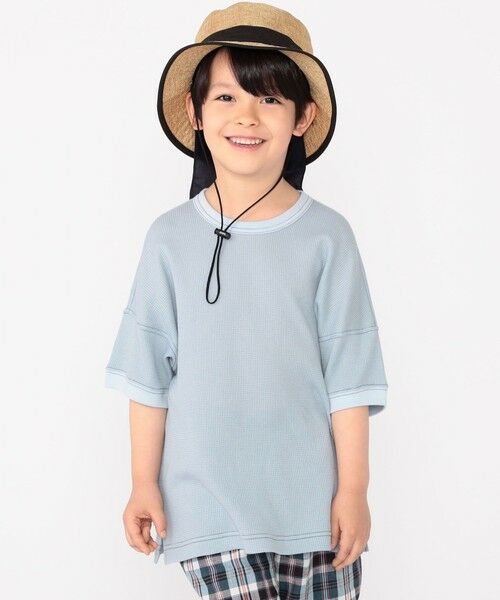 SHIPS / シップス Tシャツ | THYARD:100〜125cm / ワッフル 半袖 TEE | 詳細22