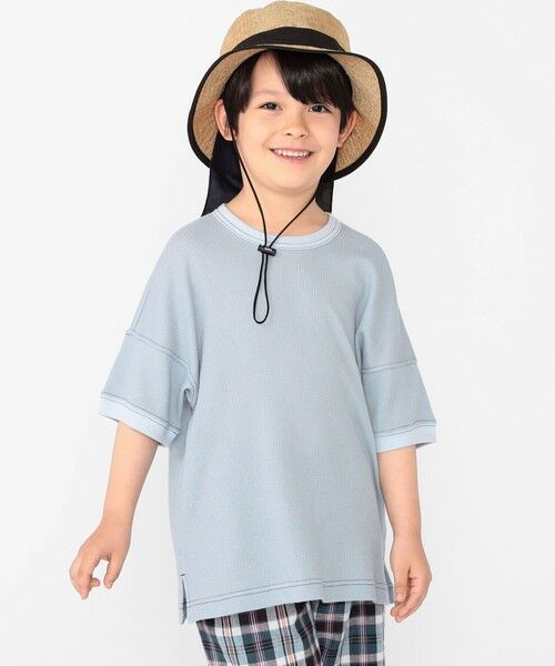SHIPS / シップス Tシャツ | THYARD:100〜125cm / ワッフル 半袖 TEE | 詳細23