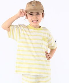 SHIPS / シップス Tシャツ | 【SHIPS KIDS別注】RUSSELL ATHLETIC:100〜130cm /ボーダーTEE