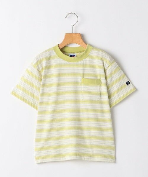 SHIPS / シップス Tシャツ | 【SHIPS KIDS別注】RUSSELL ATHLETIC:100〜130cm /ボーダーTEE | 詳細9