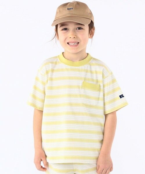 SHIPS / シップス Tシャツ | 【SHIPS KIDS別注】RUSSELL ATHLETIC:100〜130cm /ボーダーTEE | 詳細2