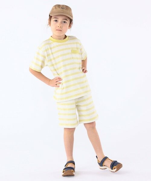 SHIPS / シップス Tシャツ | 【SHIPS KIDS別注】RUSSELL ATHLETIC:100〜130cm /ボーダーTEE | 詳細4