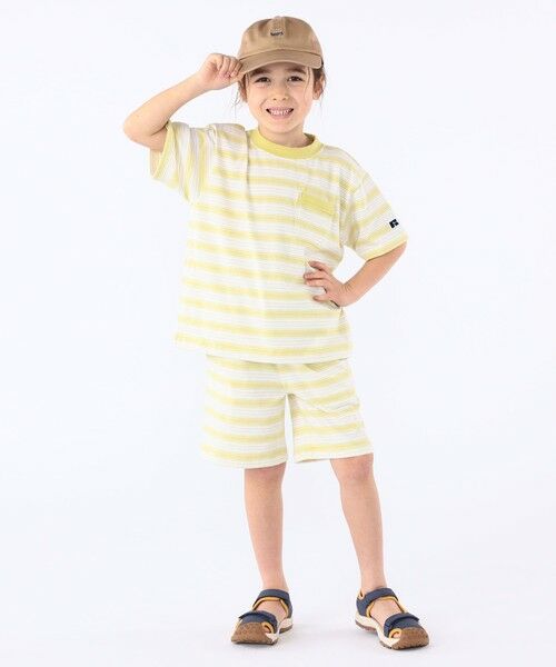 SHIPS / シップス Tシャツ | 【SHIPS KIDS別注】RUSSELL ATHLETIC:100〜130cm /ボーダーTEE | 詳細8