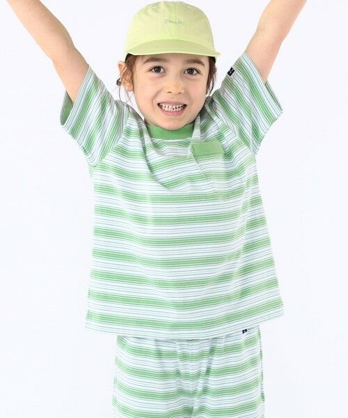 SHIPS / シップス Tシャツ | 【SHIPS KIDS別注】RUSSELL ATHLETIC:100〜130cm /ボーダーTEE | 詳細15