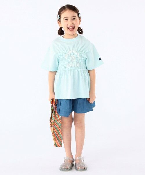 SHIPS / シップス Tシャツ | 【SHIPS KIDS別注】RUSSELL ATHLETIC:100〜130cm/ ギャザープリント 半袖 TEE | 詳細20
