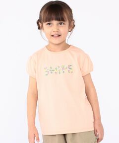 SHIPS / シップス Tシャツ | SHIPS KIDS:100〜130cm / ガーリー 刺繍 ロゴ Tシャツ
