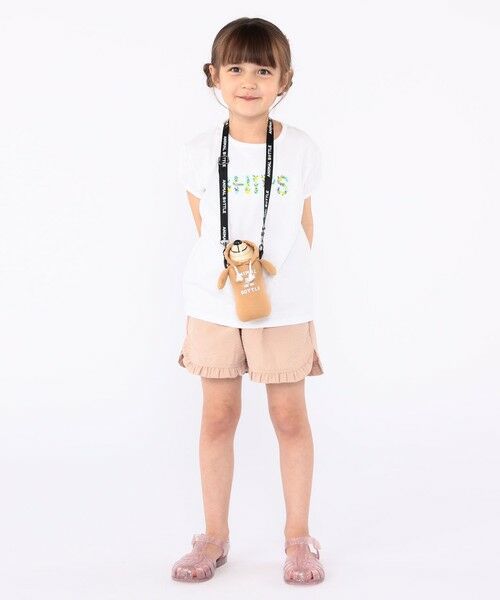 SHIPS / シップス Tシャツ | SHIPS KIDS:100〜130cm / ガーリー 刺繍 ロゴ Tシャツ | 詳細10