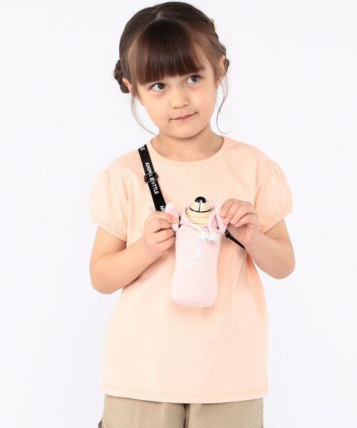 SHIPS / シップス Tシャツ | SHIPS KIDS:100〜130cm / ガーリー 刺繍 ロゴ Tシャツ | 詳細24