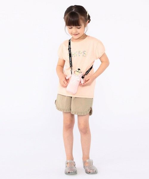 SHIPS / シップス Tシャツ | SHIPS KIDS:100〜130cm / ガーリー 刺繍 ロゴ Tシャツ | 詳細28