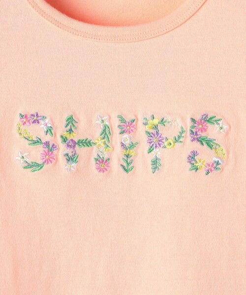 SHIPS / シップス Tシャツ | SHIPS KIDS:100〜130cm / ガーリー 刺繍 ロゴ Tシャツ | 詳細30