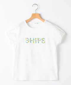 SHIPS / シップス Tシャツ | SHIPS KIDS:140〜150cm / ガーリー 刺繍 ロゴ Tシャツ