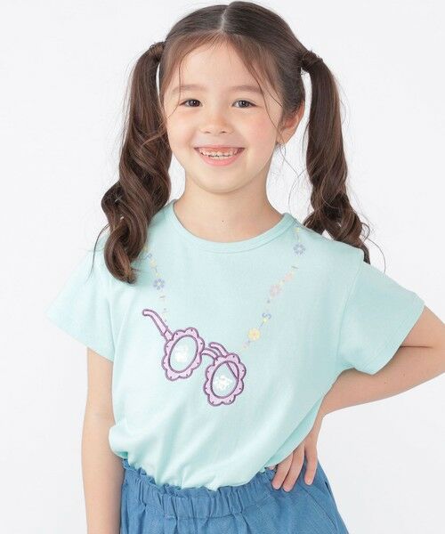 SHIPS / シップス Tシャツ | SHIPS KIDS:100〜130cm / サマー モチーフ 半袖 TEE(ミント)