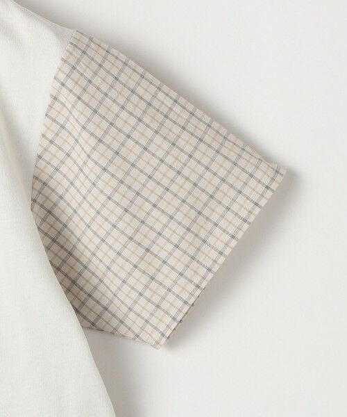 SHIPS / シップス Tシャツ | SHIPS KIDS:100〜130cm / チェック 切替 半袖 TEE | 詳細9