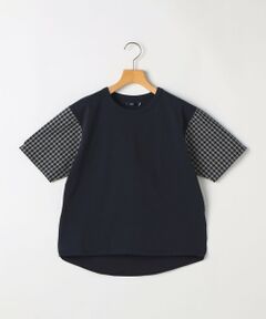 SHIPS / シップス Tシャツ | SHIPS KIDS:140〜160cm / チェック 切替 半袖 TEE