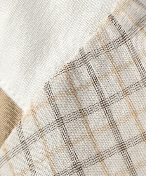 SHIPS / シップス Tシャツ | SHIPS KIDS:140〜160cm / チェック 切替 半袖 TEE | 詳細1