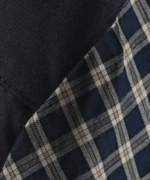 SHIPS / シップス Tシャツ | SHIPS KIDS:140〜160cm / チェック 切替 半袖 TEE | 詳細6