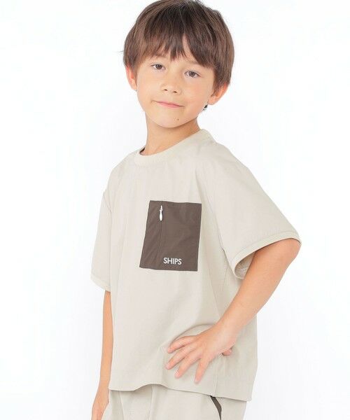 SHIPS / シップス Tシャツ | SHIPS KIDS:100〜130cm / 〈UVカット〉ドライ ポケット TEE | 詳細5
