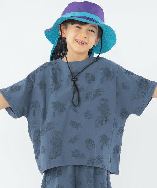 SHIPS / シップス Tシャツ | SHIPS KIDS:100〜130cm / パイル ジャカード TEE(ロイヤルブルー)