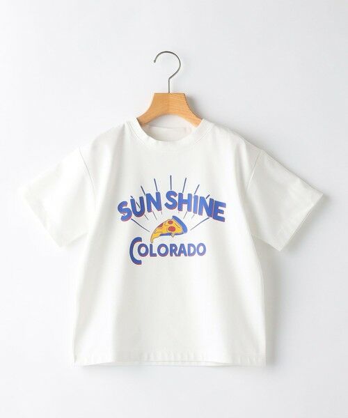 SHIPS / シップス Tシャツ | SHIPS KIDS:100〜130cm /〈接触冷感/吸水速乾〉ピザ モチーフ 半袖 TEE | 詳細8
