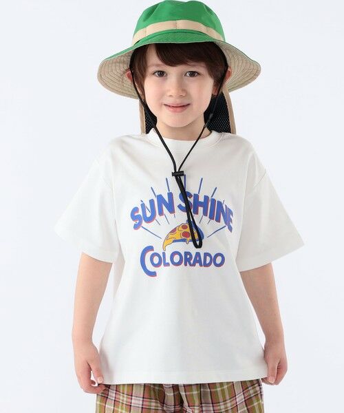 SHIPS / シップス Tシャツ | SHIPS KIDS:100〜130cm /〈接触冷感/吸水速乾〉ピザ モチーフ 半袖 TEE | 詳細2