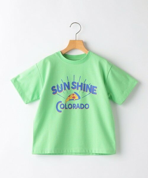 SHIPS / シップス Tシャツ | SHIPS KIDS:100〜130cm /〈接触冷感/吸水速乾〉ピザ モチーフ 半袖 TEE | 詳細21