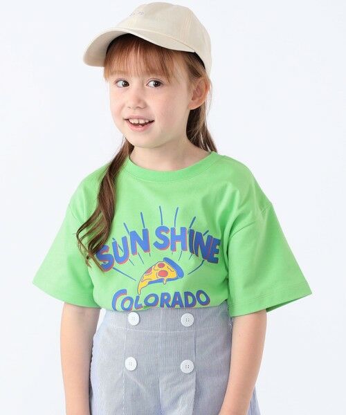 SHIPS / シップス Tシャツ | SHIPS KIDS:100〜130cm /〈接触冷感/吸水速乾〉ピザ モチーフ 半袖 TEE | 詳細15