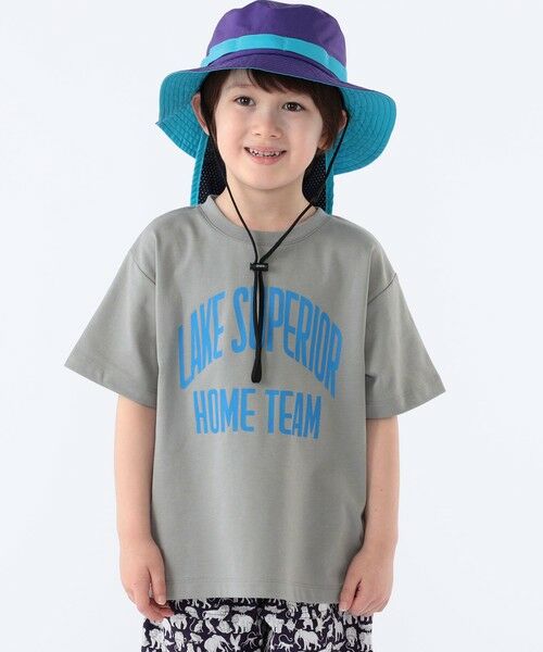 SHIPS / シップス Tシャツ | SHIPS KIDS:100〜130cm /〈接触冷感/吸水速乾〉ロゴ 半袖 TEE | 詳細1