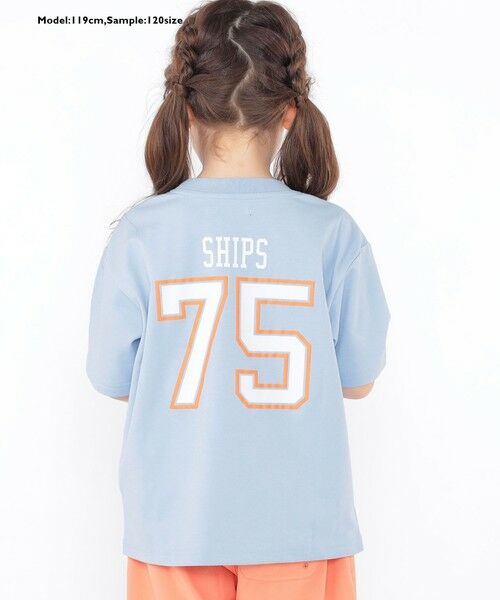 SHIPS / シップス Tシャツ | SHIPS KIDS:100〜130cm / ナンバリング デザイン 半袖 Tシャツ | 詳細21